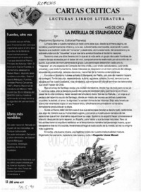 La patrulla de Stalingrado  [artículo] Eugenio Llona Mouat.