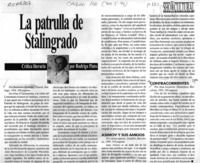 La patrulla de Stalingrado  [artículo] Rodrigo Pinto.