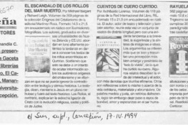 Reseña  [artículo] Guillermo Chandía C.
