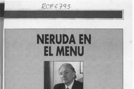 Neruda en el menú  [artículo] Jorge Arrate.