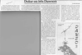 Dolor en isla Dawson