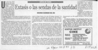 Extasis o las sendas de la santidad  [artículo] Eduardo Guerrero del Río.