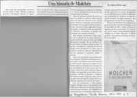 Una historia de Mulchén  [artículo] Marino Muñoz Lagos.