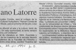 Tema, Mariano Latorre
