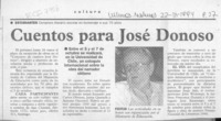 Cuentos para José Donoso  [artículo].