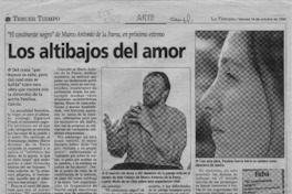 Los altibajos del amor  [artículo] Leopoldo Pulgar.