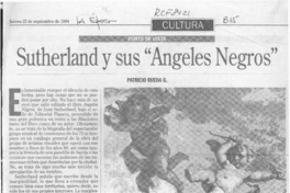 Sutherland y sus "Angeles negros"  [artículo] Patricio Rueda G.