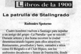 La patrulla de Stalingrado  [artículo] Zucchero.