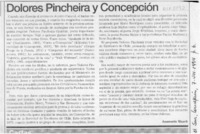 Dolores Pincheira y Concepción  [artículo] Anamaría Maack.