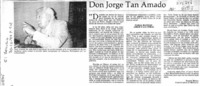 Don Jorge tan Amado  [artículo] Ramón Mérica.