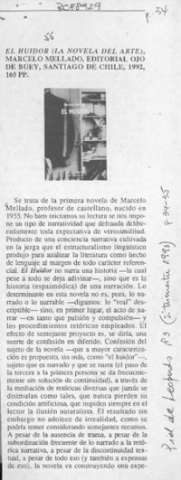 El huidor  [artículo] Carlos Pérez Villalobos.