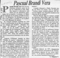 Pascual Brandi Vera  [artículo] Adolfo Simpson T.