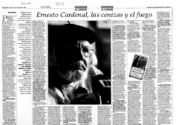 Ernesto Cardenal, las cenizas y el fuego (entrevista)