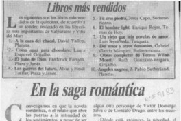 En la saga romántica  [artículo] H. R. Cortés.
