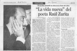 "La vida nueva" del poeta Raúl Zurita  [artículo] Marcela Gieminiani.
