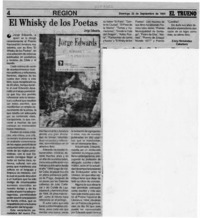 El whisky de los poetas  [artículo] Ency Hernández Caballero.