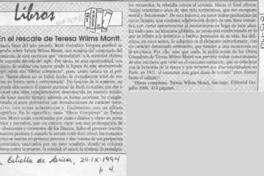 En el rescate de Teresa Wilms Montt  [artículo].