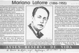 Mariano Latorre (1886-1955)  [artículo].