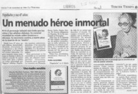 Un menudo héroe inmortal  [artículo] Andres Gómez.