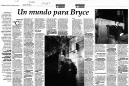 Un mundo para Bryce  [artículo] Richard Vera.