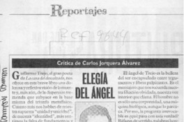 Elegía del ángel  [artículo] Carlos Jorquera Alvarez.