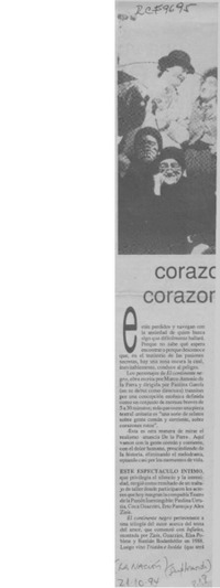 Corazones rotos, corazones negros  [artículo] Alejandra Costamagna.