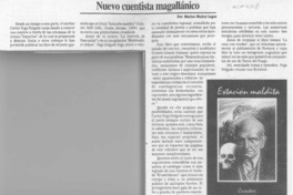 Nuevo cuentista magallánico  [artículo] Marino Muñoz Lagos.