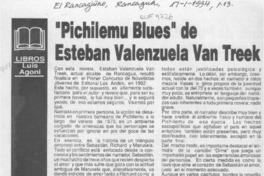 "Pichilemu blues" de Esteban Valenzuela Van Treek  [artículo] Luis Agoni.