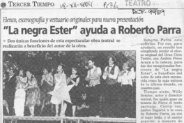 "La negra Ester" ayuda a Roberto Parra  [artículo] Leopoldo Pulgar I.