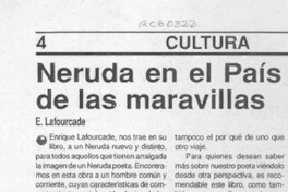 Neruda en el país de las maravillas  [artículo] Ency Hernández Caballero.