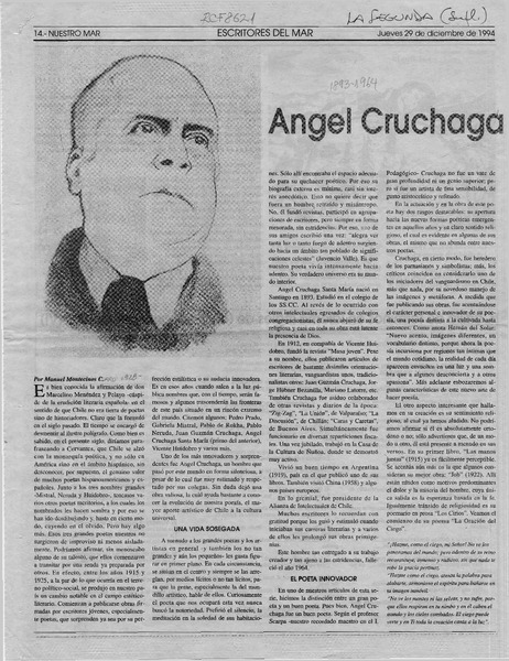 Angel Cruchaga Santa María y la voz del mar