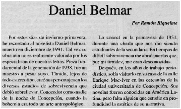 Daniel Belmar