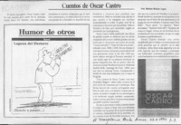 Cuentos de Oscar Castro  [artículo] Marino Muñoz Lagos.