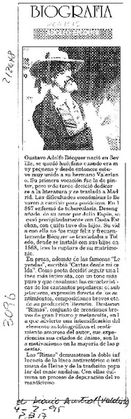 Adolfo Bécquer  [artículo].
