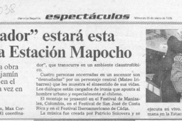 "El Coordinador" estará esta semana en la Estación Mapocho  [artículo].