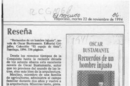 Recuerdos de un hombre injusto  [artículo] Eugenio Rodríguez.