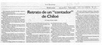 Retrato de un "contador" de Chiloé  [artículo] Enrique Ramírez Capello.