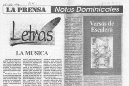 Versos de Escalera  [artículo] Stella Díaz Varín.