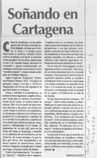 Soñando en Cartagena  [artículo] Hernán Soto.