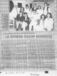 La Serena color marengo  [artículo].