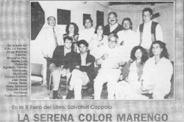 La Serena color marengo  [artículo].