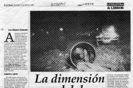 La dimensión del deseo  [artículo] Luis Ernesto Cárcamo.