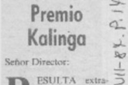 Premio Kalinga