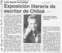 Exposición literaria de escritor de Chiloé  [artículo].