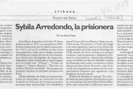 Sybila Arredondo, la prisionera  [artículo] Luis Merino Reyes.