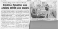 Ministro de Agricultura lanzó antología poética sobre bosques  [artículo].