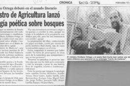 Ministro de Agricultura lanzó antología poética sobre bosques  [artículo].
