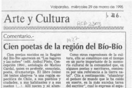 Cien poetas de la región del Bío- Bío  [artículo] Pedro Mardones Barrientos.