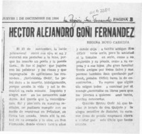 Héctor Alejandro Goñi fernández