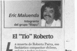El "Tío" Roberto  [artículo] Eric Maluenda.